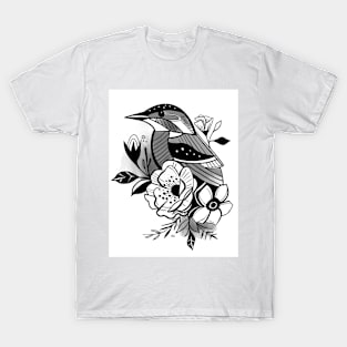 Bird and Flower T-Shirt